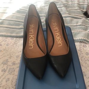 Calvin Klein black heels